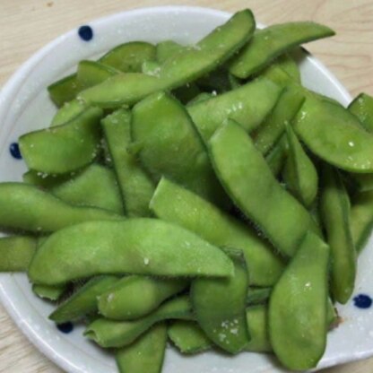 枝豆の塩茹で